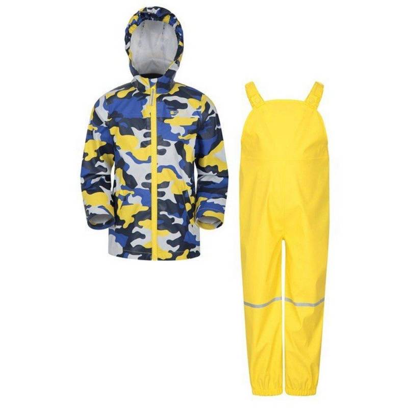 Raindrop Wasserfeste Jacke Und Hose Im Set Mädchen Gelb Pastel 98 von Mountain Warehouse