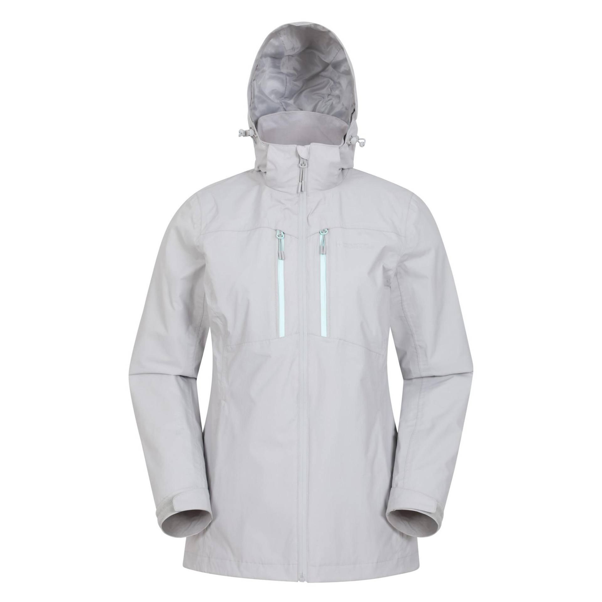 Mountain Warehouse - Rainforest II Extreme Jacke, wasserfest, für Damen, Grau, Größe 40 von Mountain Warehouse