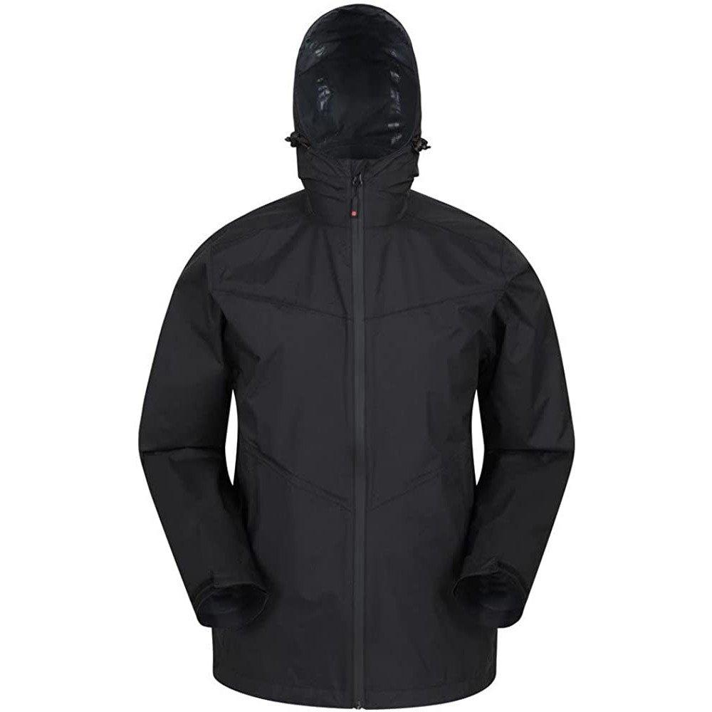 Mountain Warehouse - Rift Extreme Jacke, wasserfest 2,5 Lagen, für Herren, Schwarz, Größe XL von Mountain Warehouse