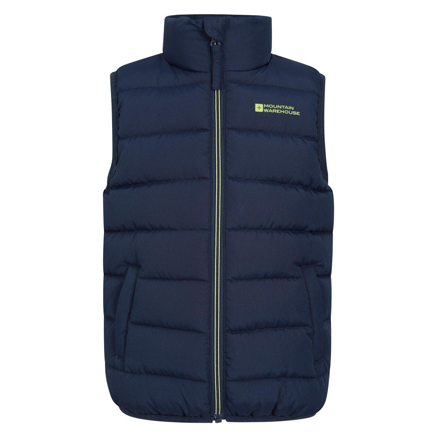 Rocko Weste Wattiert Jungen Dunkelblau 104 von Mountain Warehouse