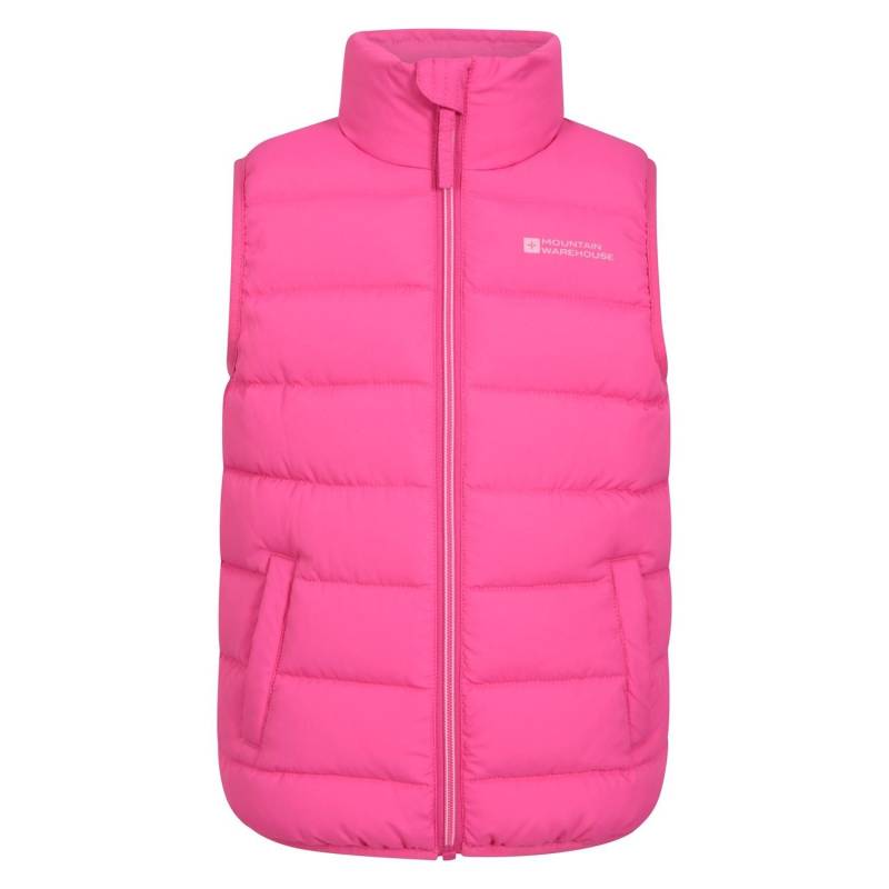 Rocko Weste Wattiert Mädchen Pink 128 von Mountain Warehouse