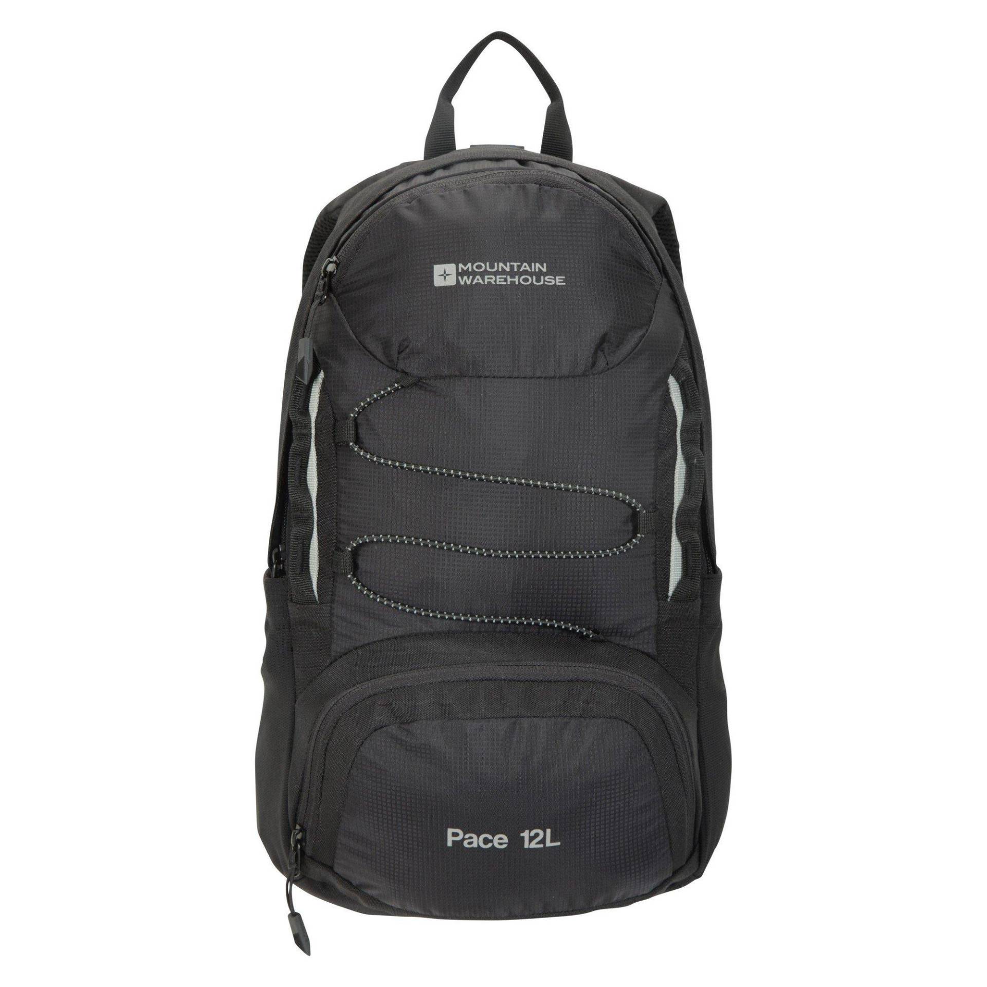 Rucksack Pace, 12l Herren Schwarz ONE SIZE von Mountain Warehouse