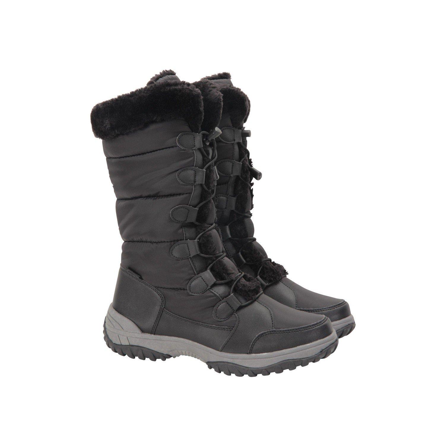 Schneestiefel Snowflake Damen Schwarz 37 von Mountain Warehouse