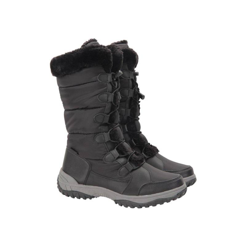 Schneestiefel Snowflake Damen Schwarz 39.5 von Mountain Warehouse