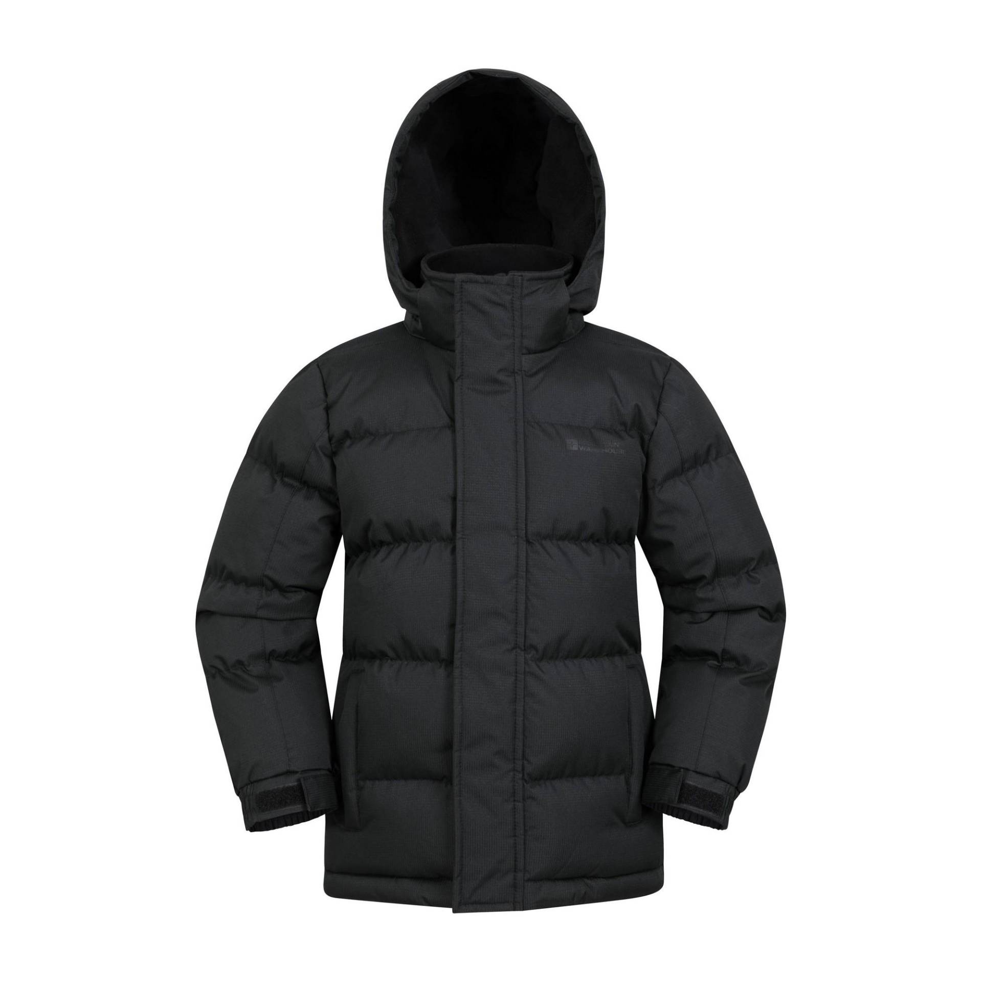 Snow Ii Steppjacke Wasserbeständig Mädchen Schwarz 158 von Mountain Warehouse