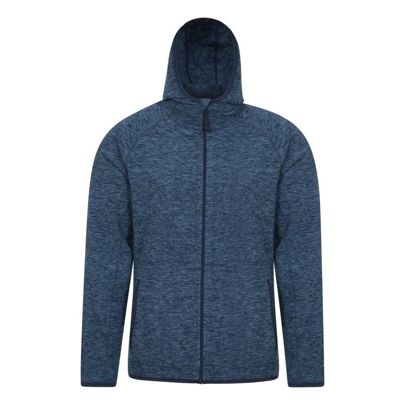 Snowdon Ii Hoodie Mit Durchgehendem Reißverschluss Herren Blau L von Mountain Warehouse