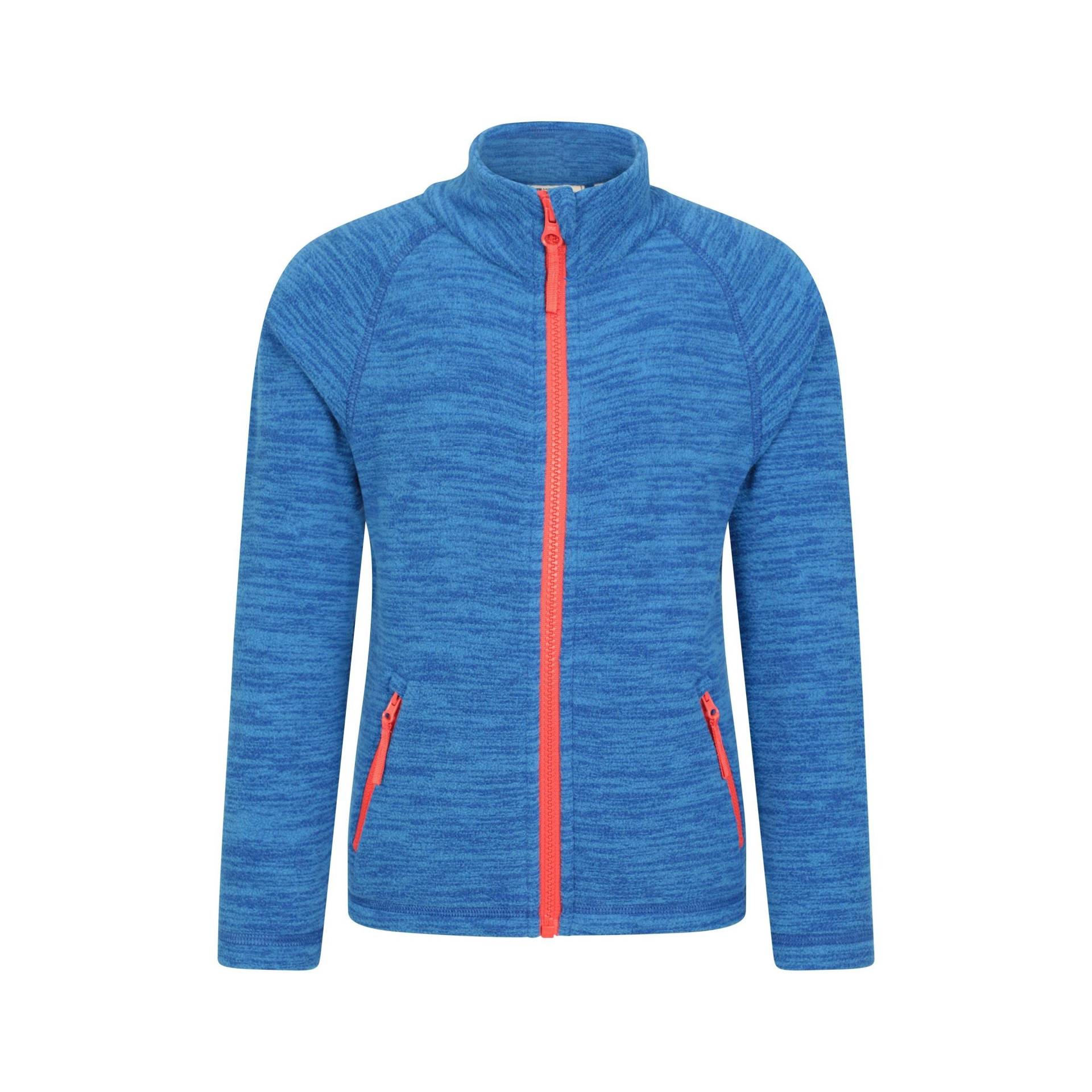 Snowdonia Fleecejacke Jungen Blau 116 von Mountain Warehouse