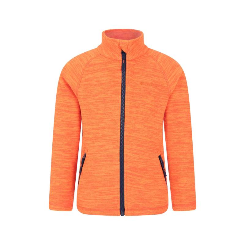 Snowdonia Fleecejacke Jungen Orange 116 von Mountain Warehouse