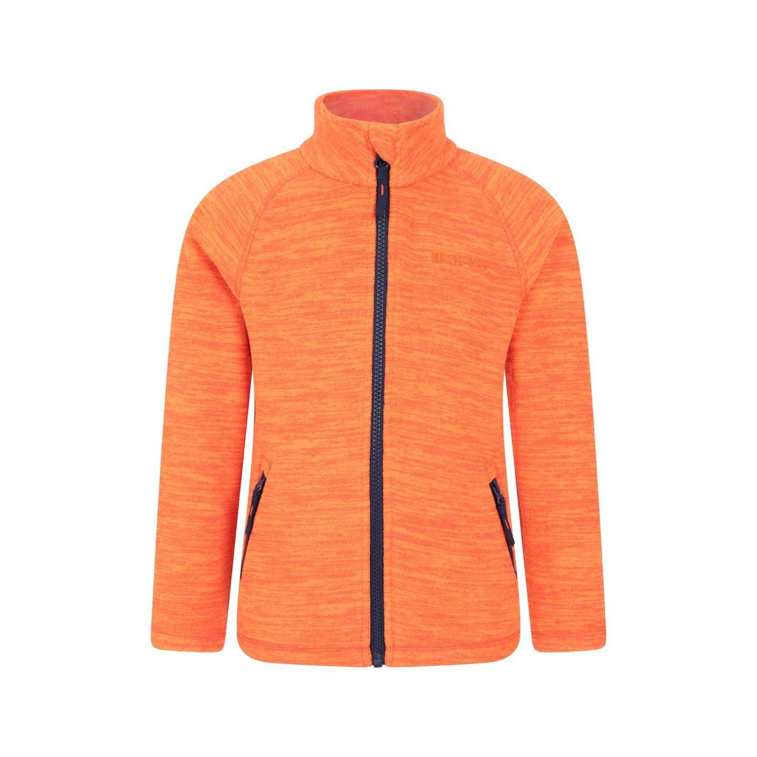 Snowdonia Ii Fleecejacke Jungen Orange 104 von Mountain Warehouse