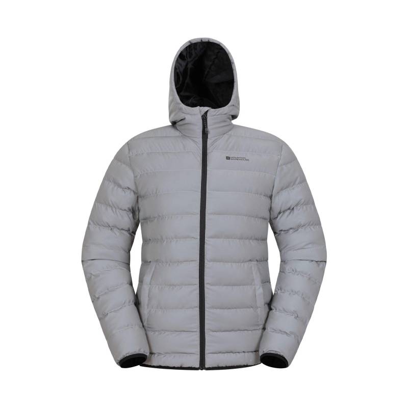 Steppjacke Reflektierend Herren Silber M von Mountain Warehouse