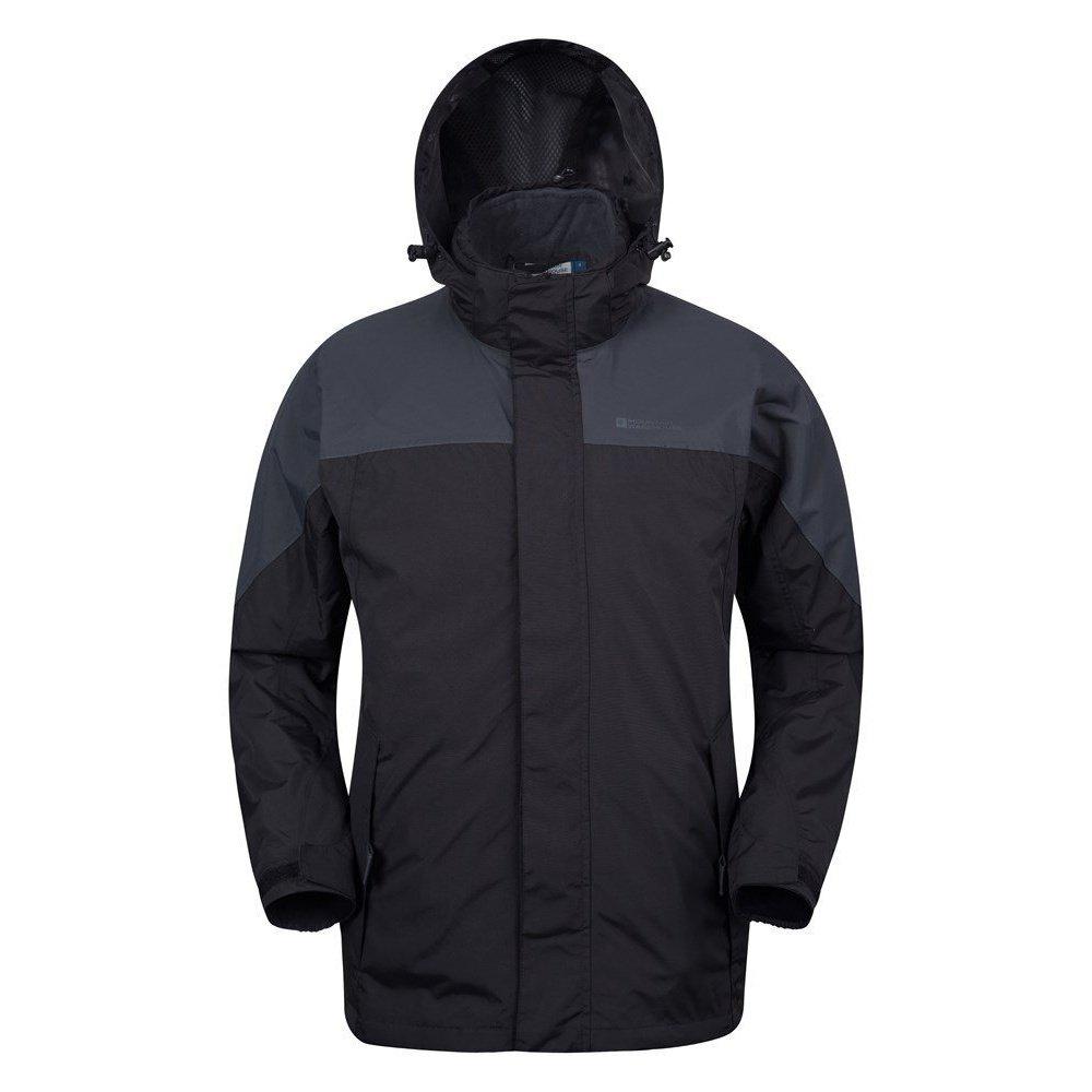 Storm Jacke, Wasserfest Herren Grau L von Mountain Warehouse