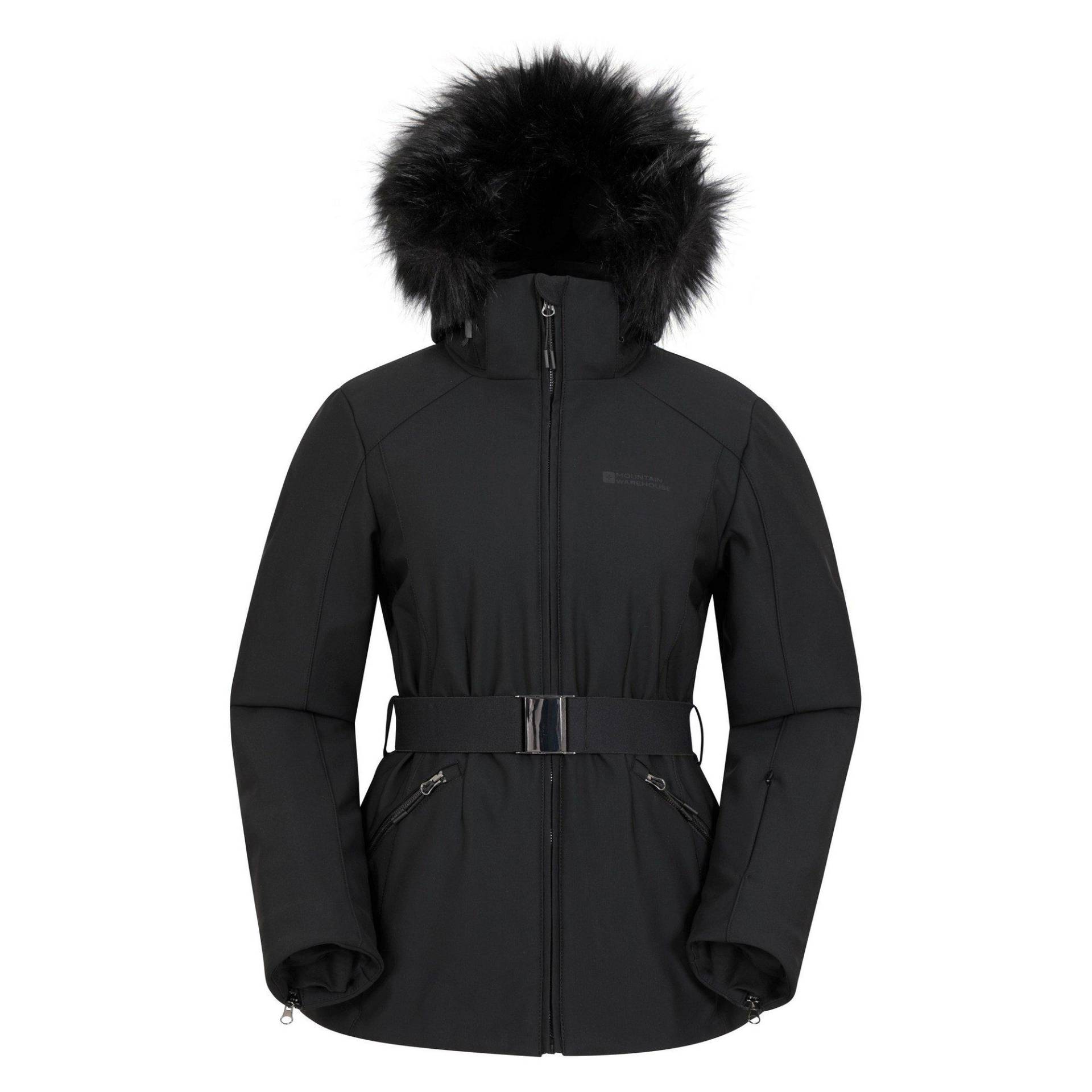 Swiss Skijacke Damen Schwarz 34 von Mountain Warehouse