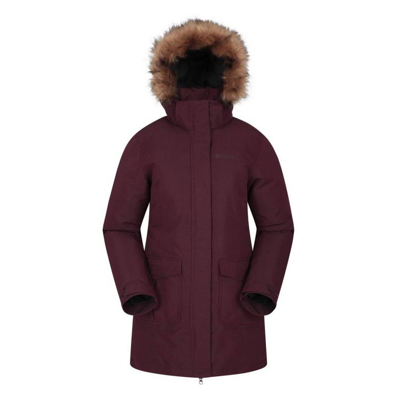 Mountain Warehouse - Tarka II Steppjacke, für Damen, Weinrot, Größe 34 von Mountain Warehouse