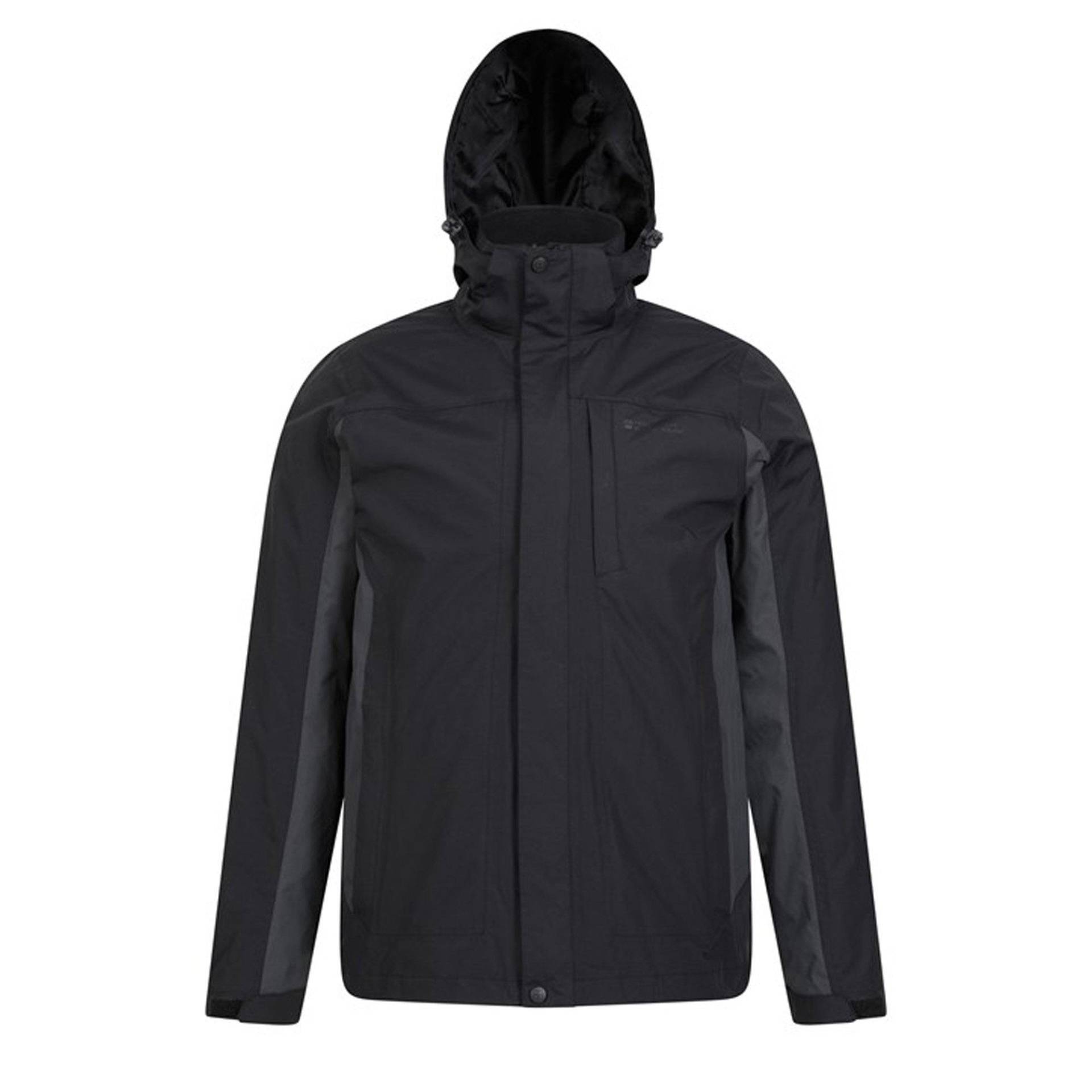 Thunderstorm Jacke, Wasserfest 3 In 1 Herren Grau L von Mountain Warehouse