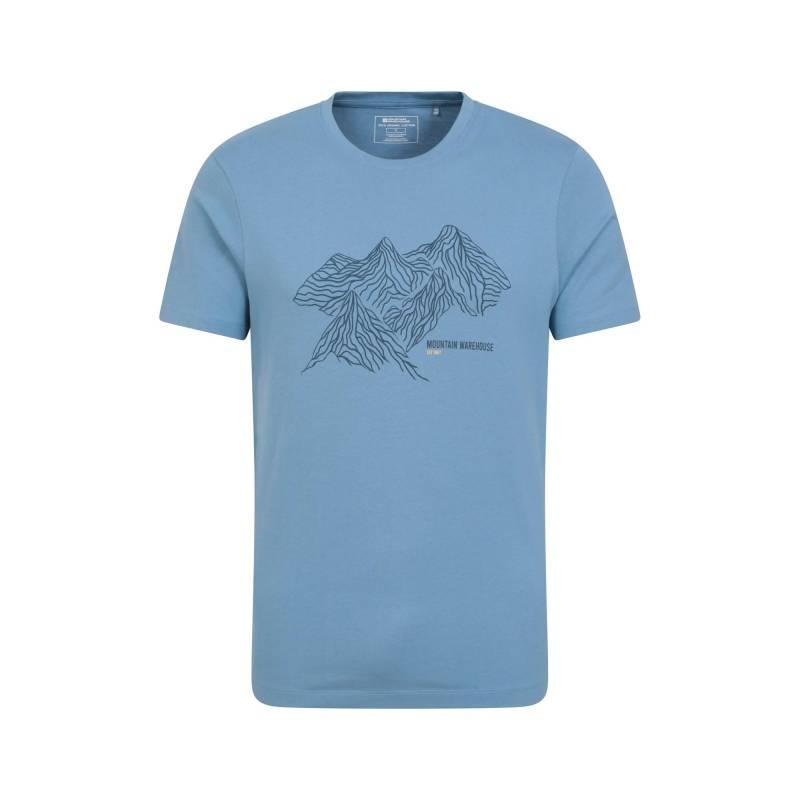 Tshirt Herren Blau 3XL von Mountain Warehouse