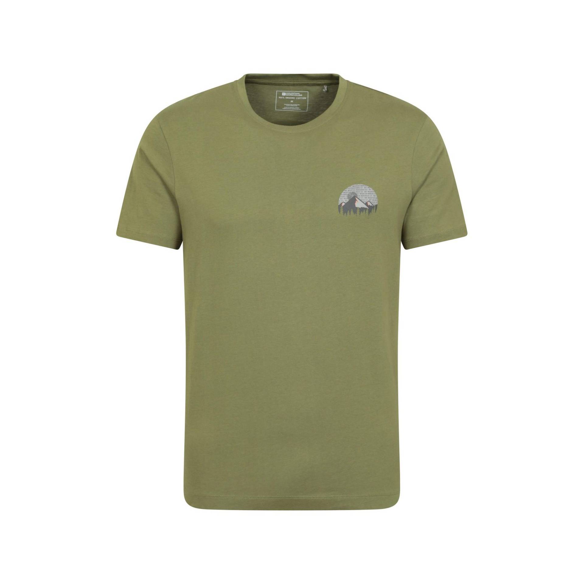 Tshirt Herren Khaki S von Mountain Warehouse