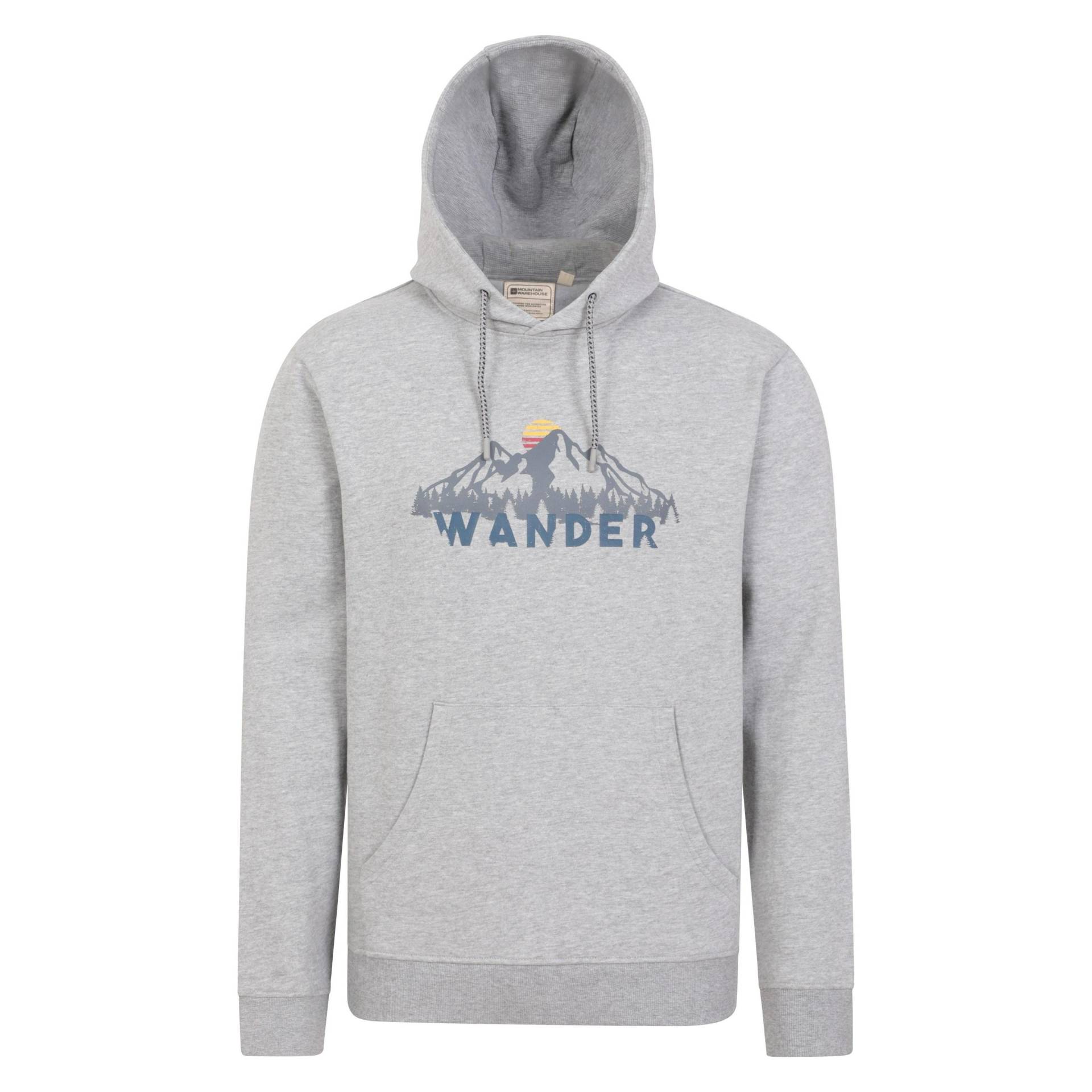 Wander Kapuzenpullover Herren Grau XS von Mountain Warehouse