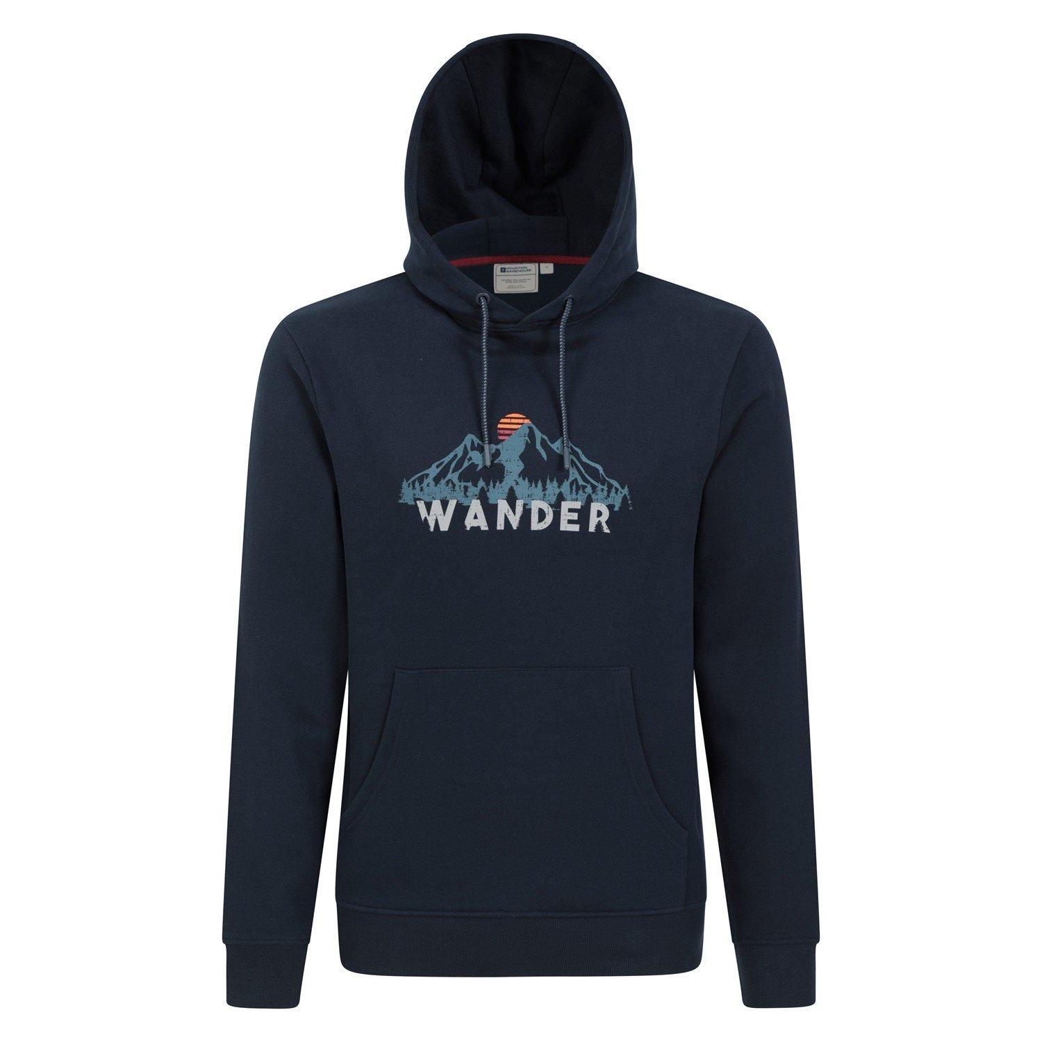 Wander Kapuzenpullover Herren Marine XS von Mountain Warehouse