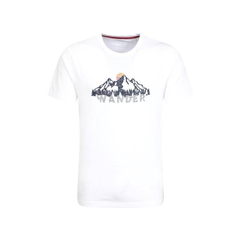 Wander Tshirt Herren Weiss M von Mountain Warehouse