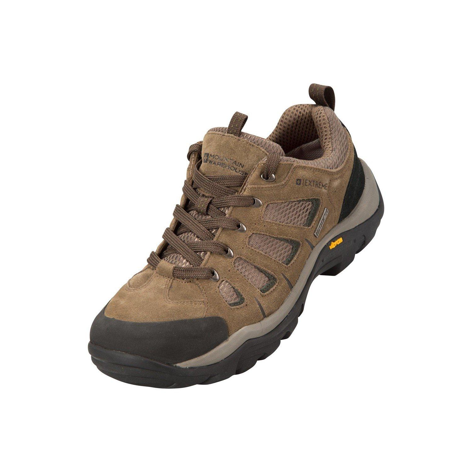 Wanderschuhe Field Extreme, Wildleder Herren Khaki 41 von Mountain Warehouse