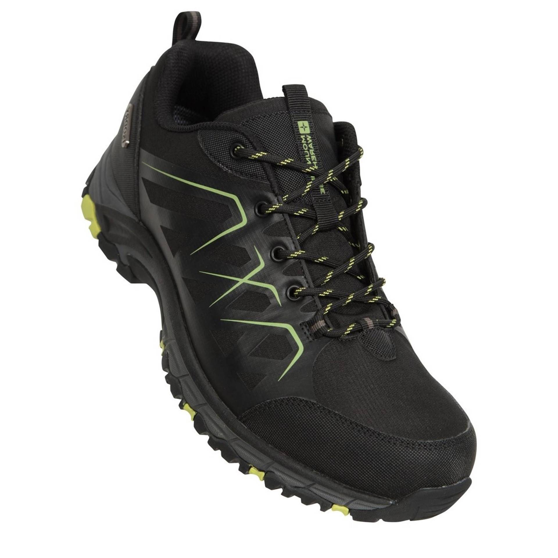 Wanderschuhe Inca Herren Schwarz 45 von Mountain Warehouse