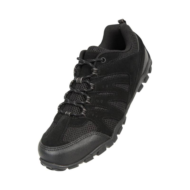 Wanderschuhe Outdoor Ii, Wildleder Damen Schwarz 38 von Mountain Warehouse