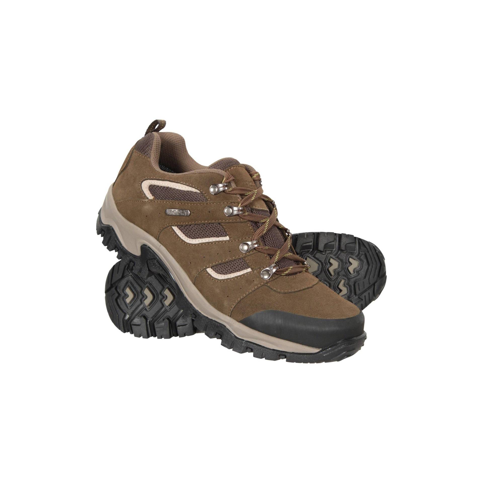 Wanderschuhe Voyage, Wildleder Herren Braun 46 von Mountain Warehouse