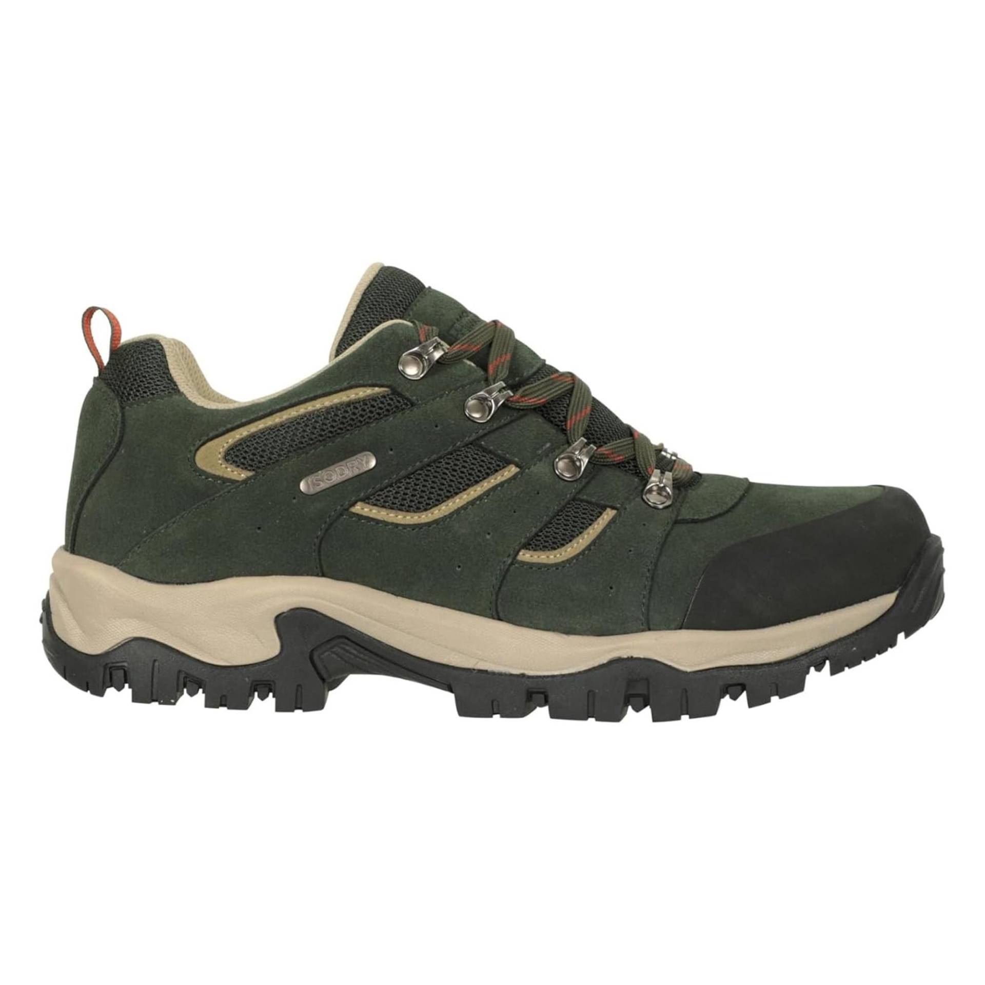 Wanderschuhe Voyage, Wildleder Herren Khaki 44 von Mountain Warehouse