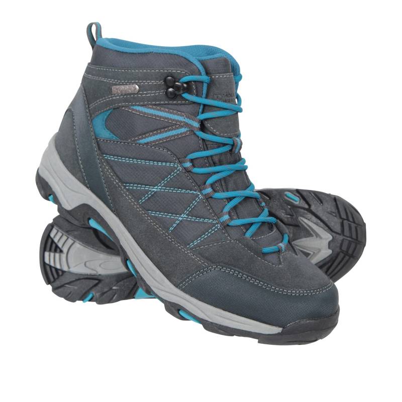 Wanderstiefel Rapid, Wasserfest, Wildleder Damen Grau 40 von Mountain Warehouse