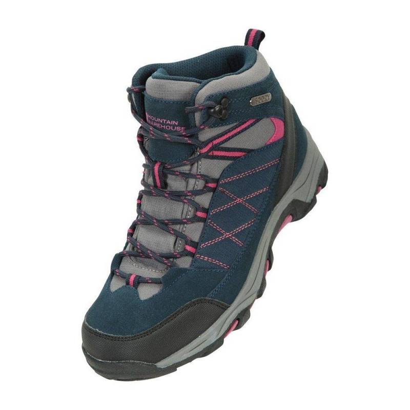 Wanderstiefel Rapid, Wasserfest, Wildleder Damen Marine 39 von Mountain Warehouse