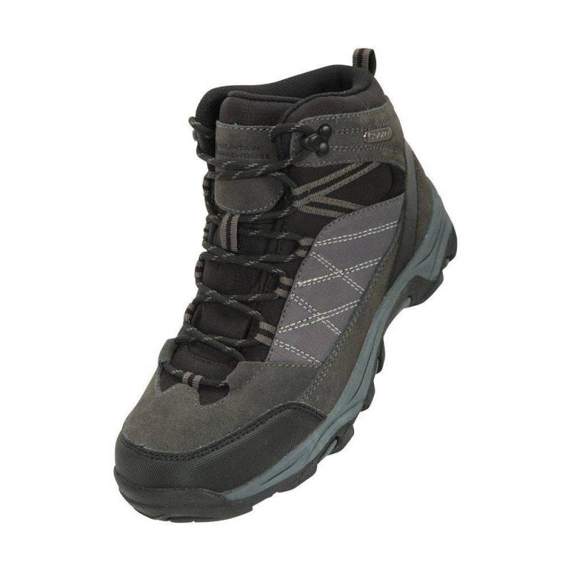 Wanderstiefel Rapid, Wasserfest, Wildleder Damen Schwarz 37 von Mountain Warehouse