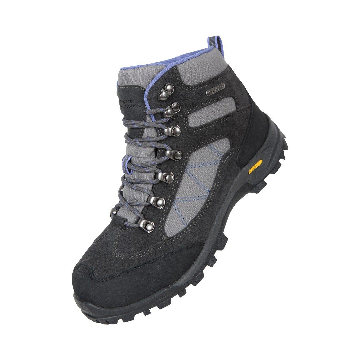 Wanderstiefel Storm, Wildleder Damen Grau 36 von Mountain Warehouse