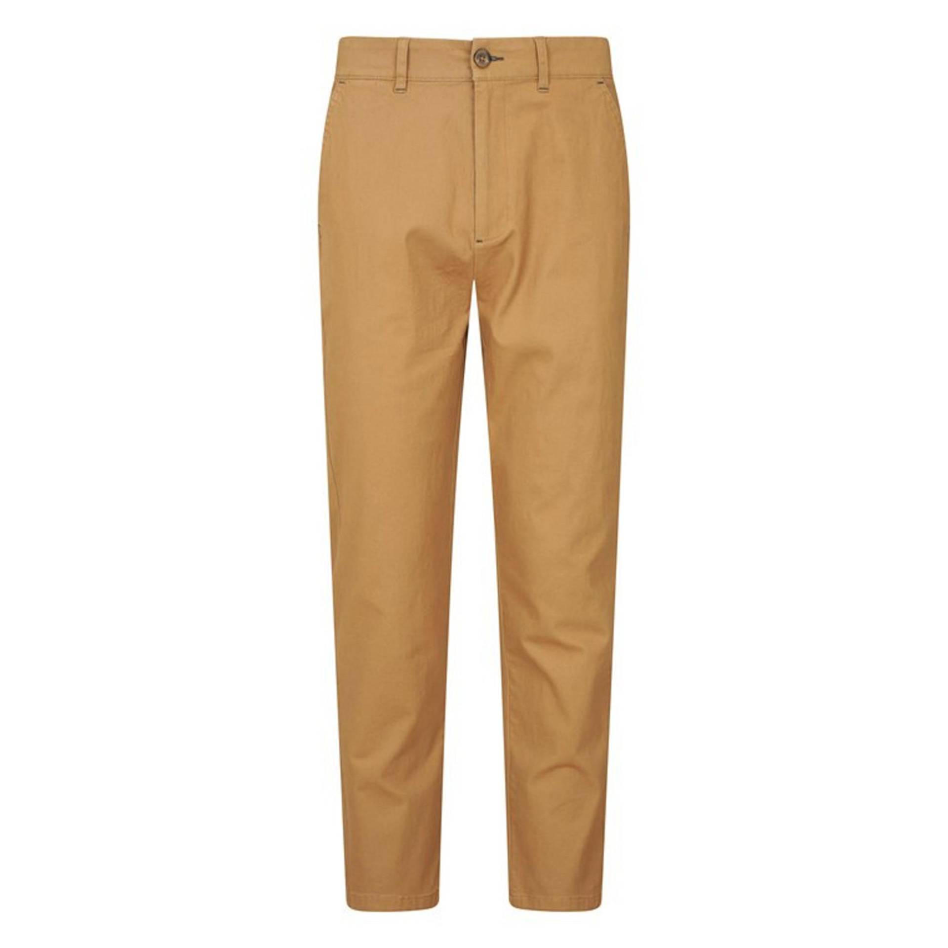 Woods Chino Herren Tan W42 von Mountain Warehouse