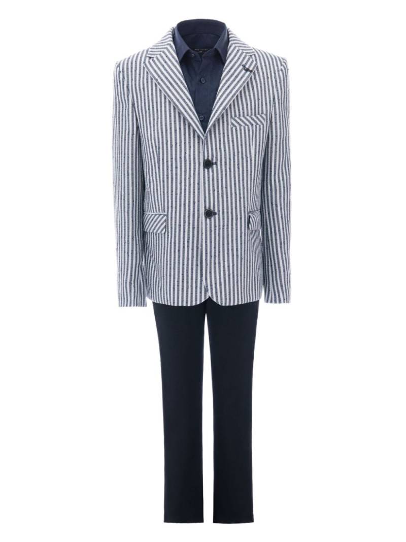 Moustache Brooks striped suit - Grey von Moustache