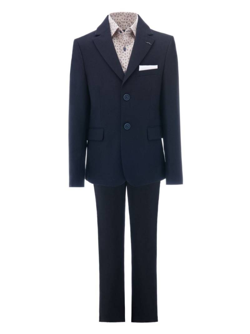 Moustache Chaplin single-breasted suit - Blue von Moustache