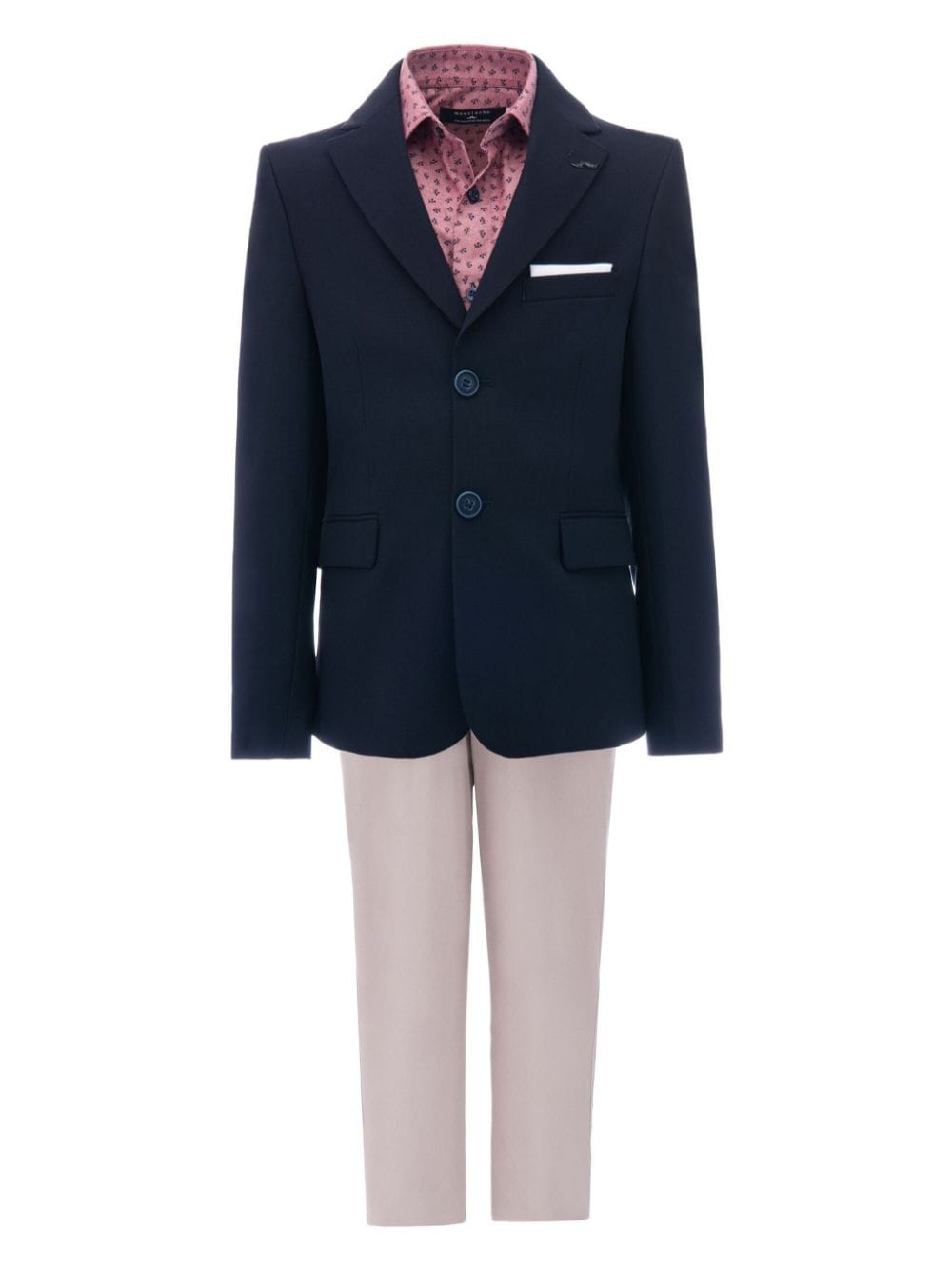 Moustache Declan single-breasted suit - Blue von Moustache