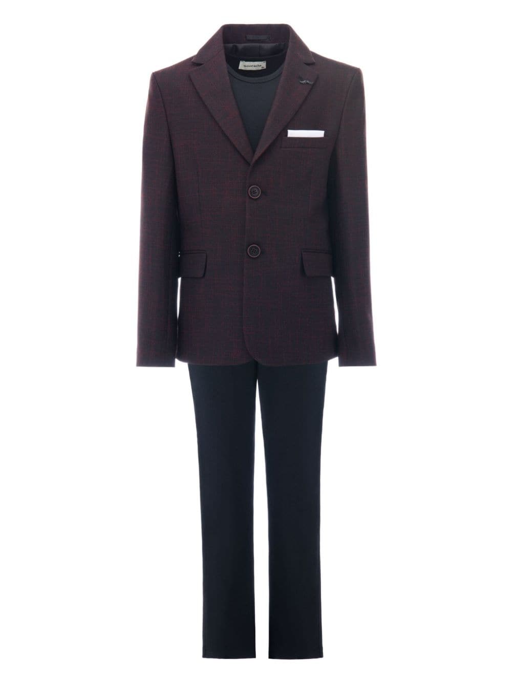 Moustache Olivero single-breasted suit - Red von Moustache