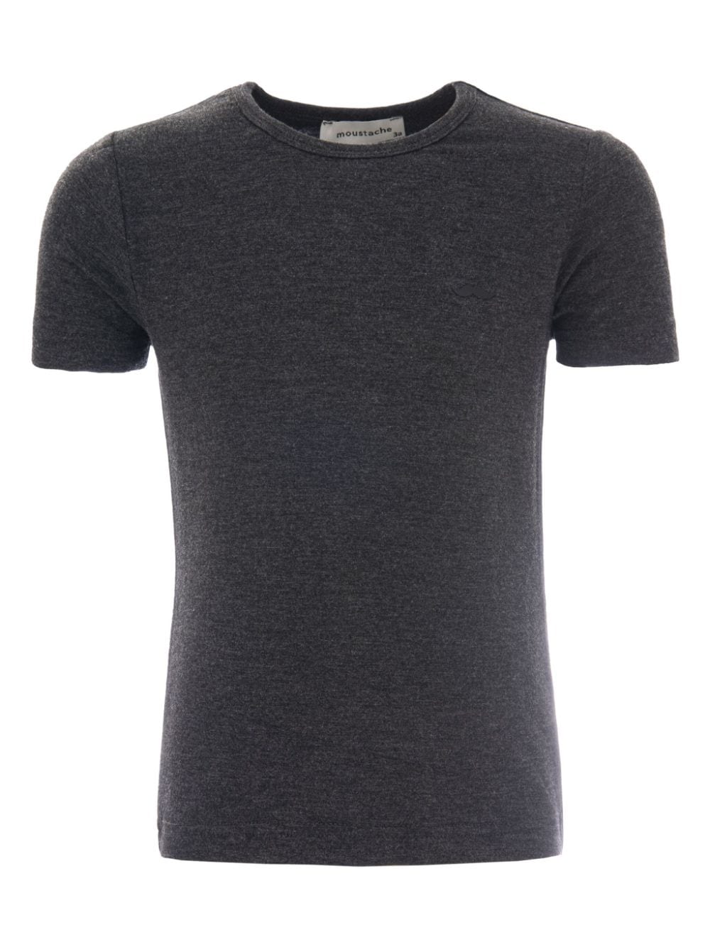 Moustache crew-neck cotton T-shirt - Grey von Moustache