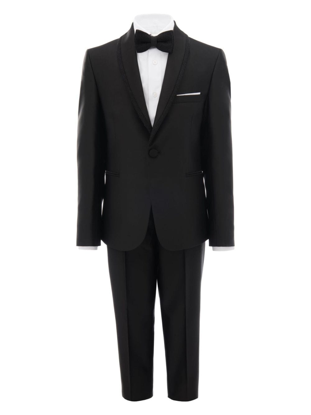 Moustache glitter-trim single-breasted tuxedo - Black von Moustache