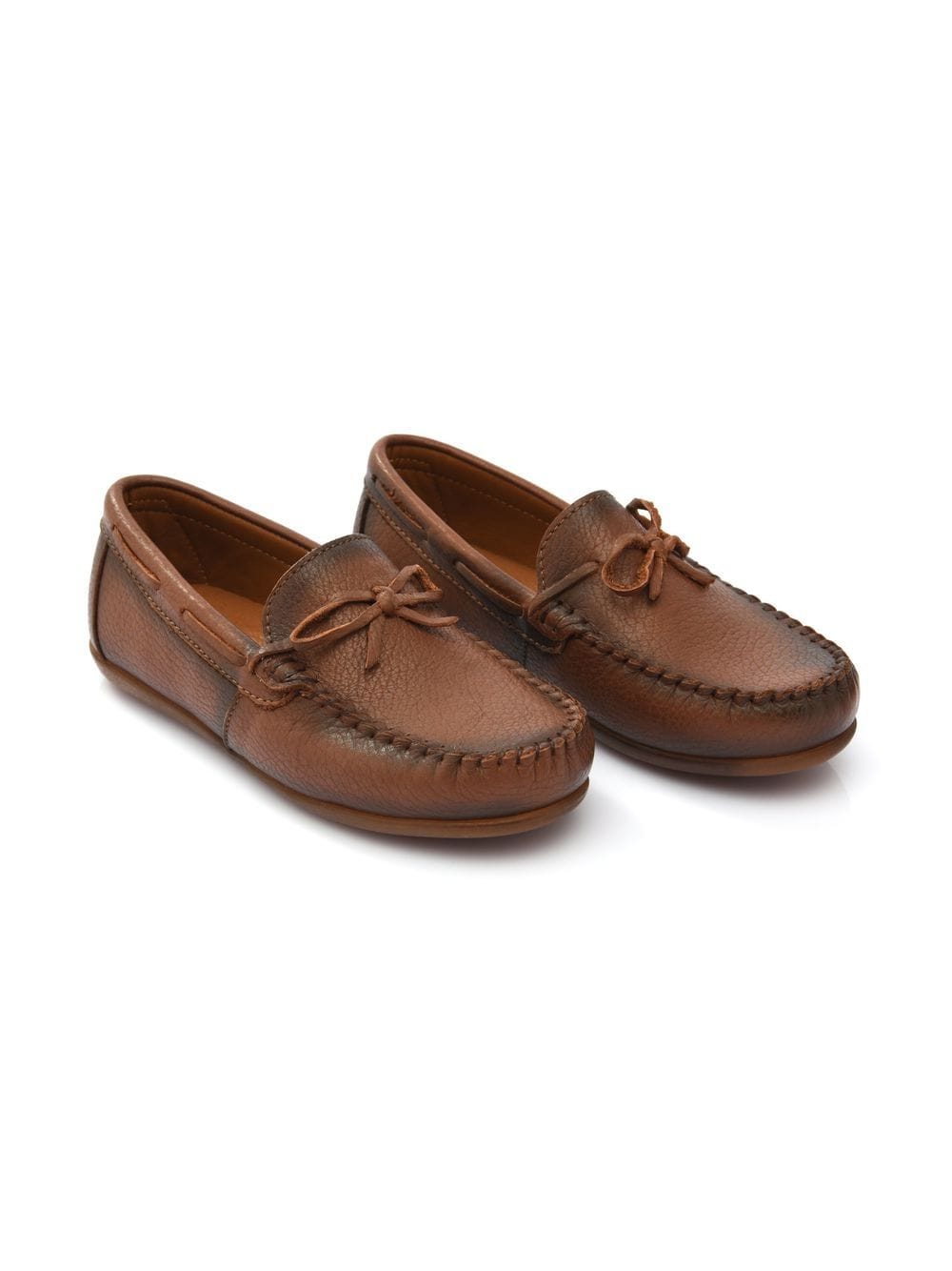 Moustache leather moccasin loafers - Brown von Moustache