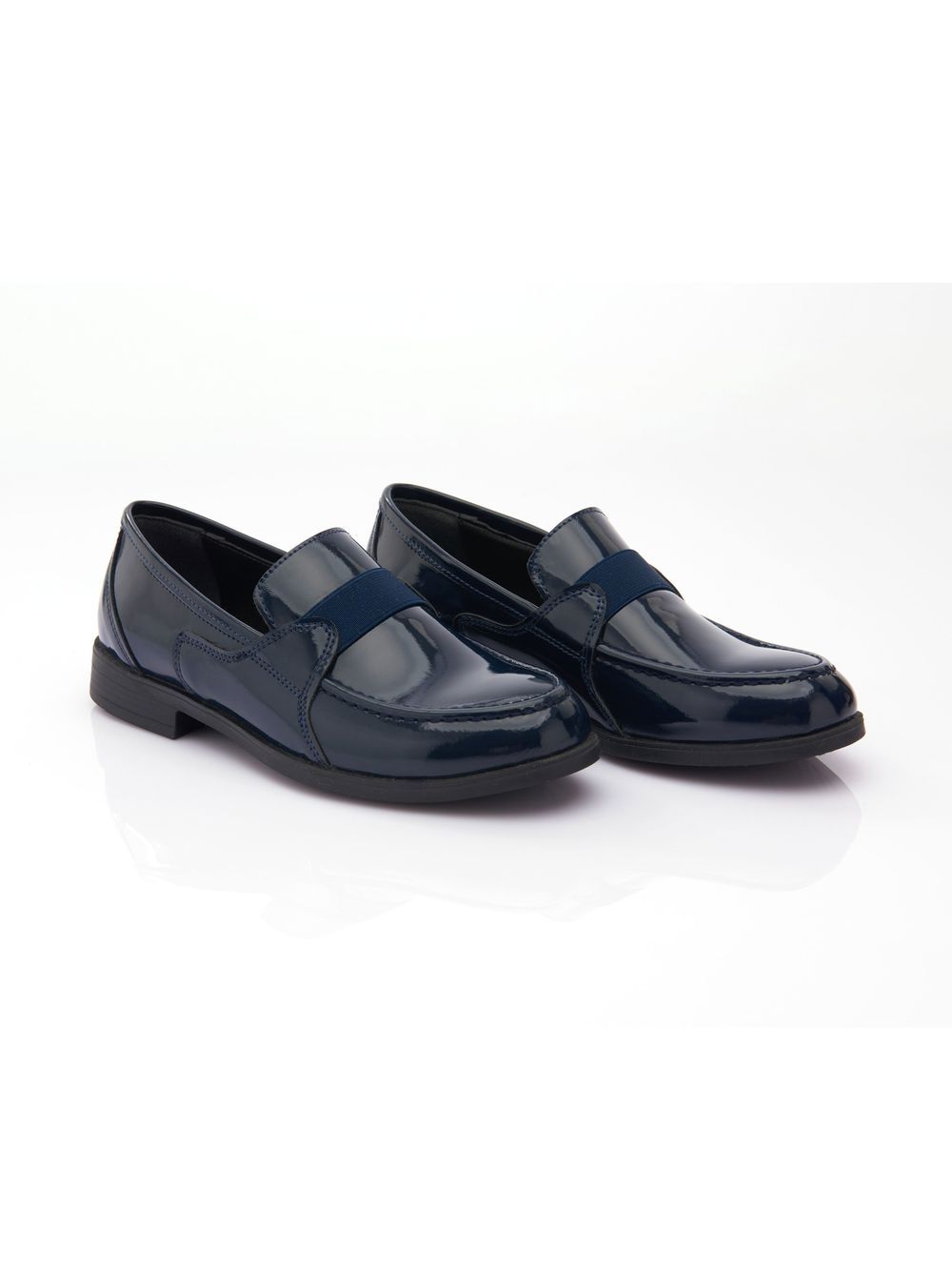 Moustache patent leather loafers - Blue von Moustache