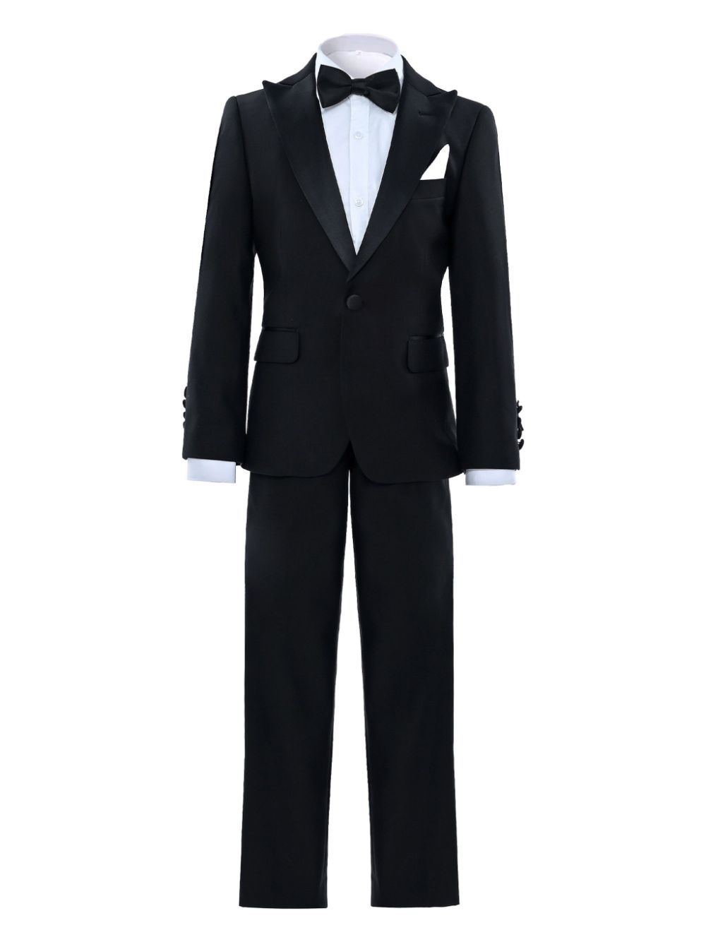 Moustache peak-lapels suit - Black von Moustache