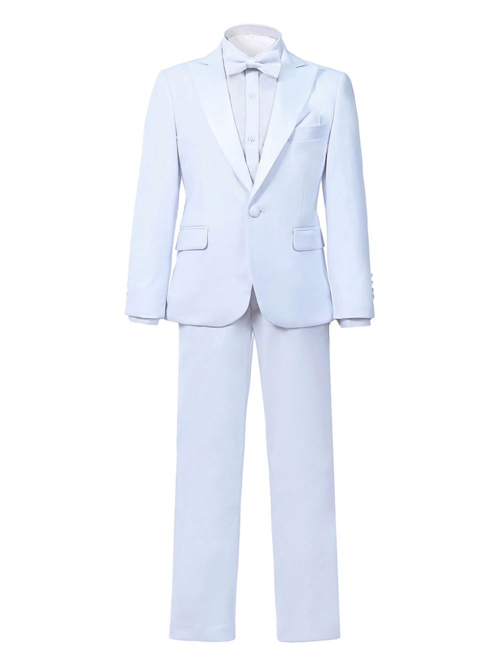 Moustache peak-lapels suit - White von Moustache