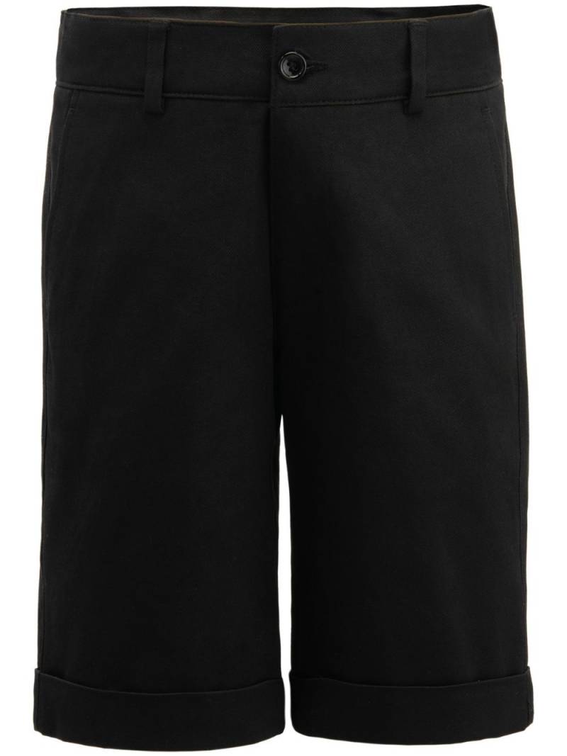 Moustache tailored knee-length shorts - Black von Moustache