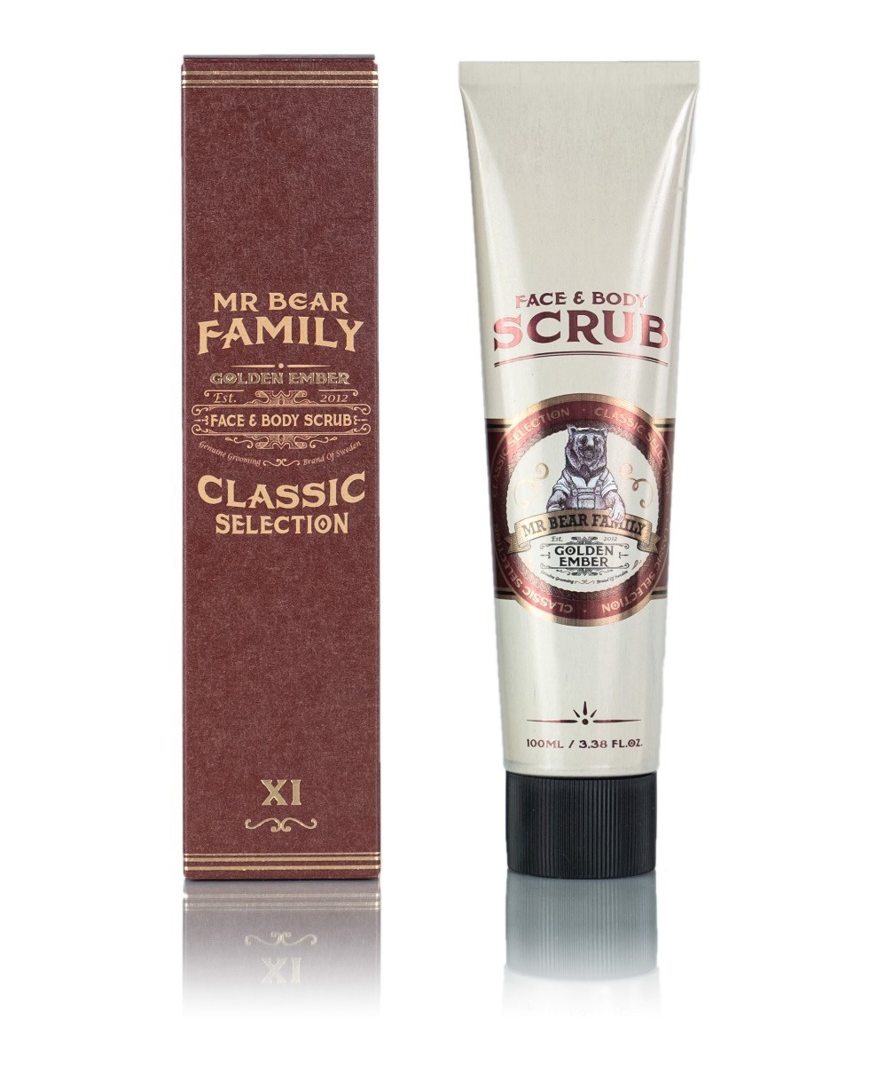 Golden Ember - Face & Body Scrub von Mr. Bear Family