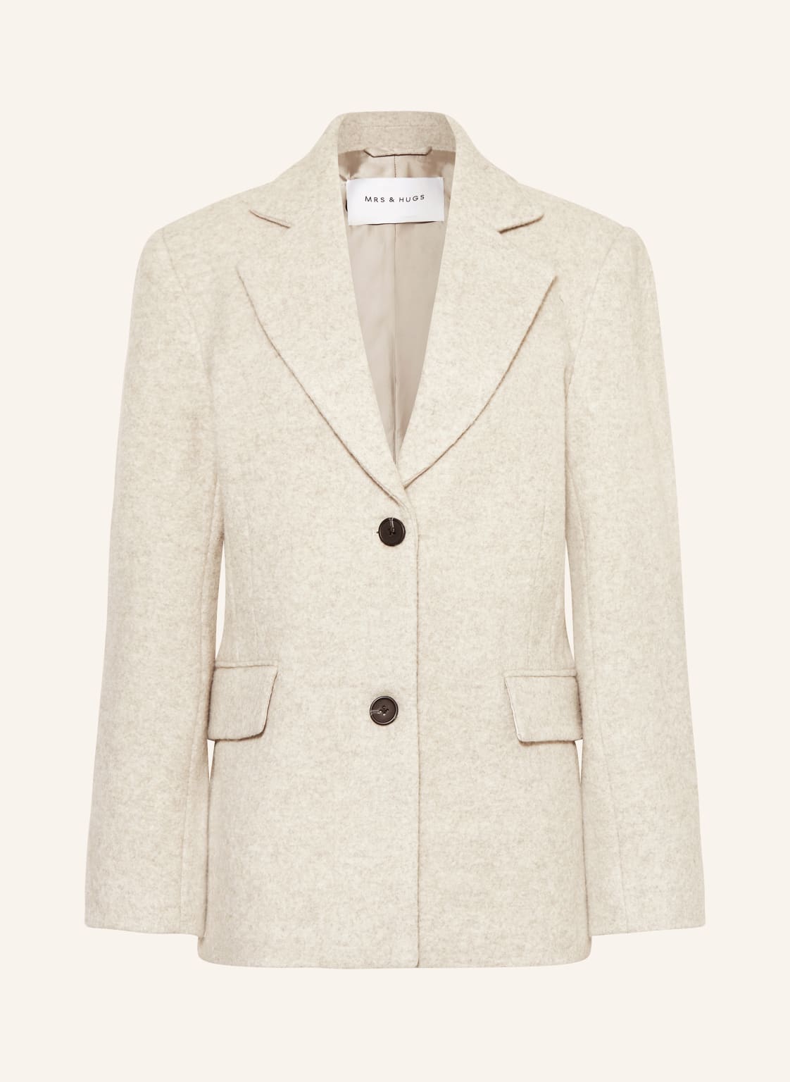 Mrs & Hugs Blazer beige von Mrs & HUGS