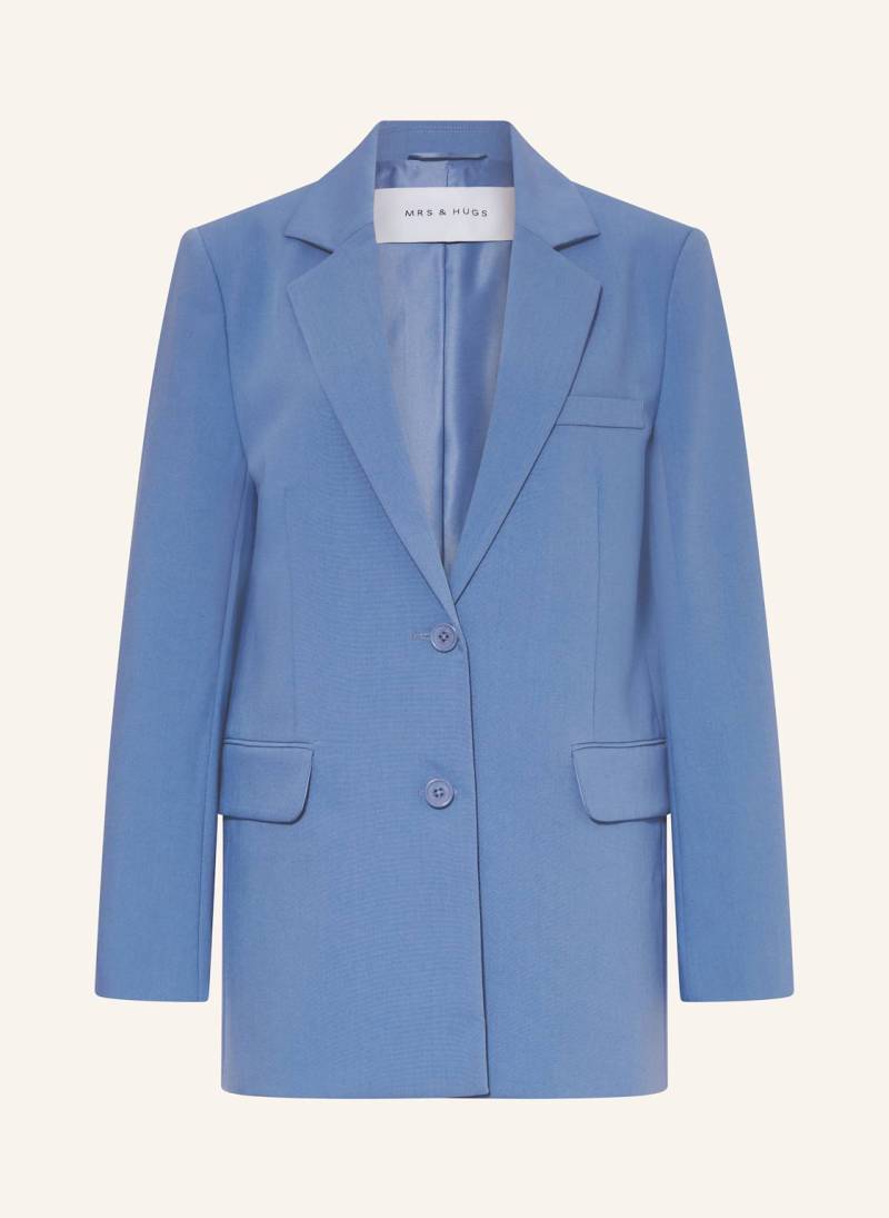 Mrs & Hugs Blazer blau von Mrs & HUGS