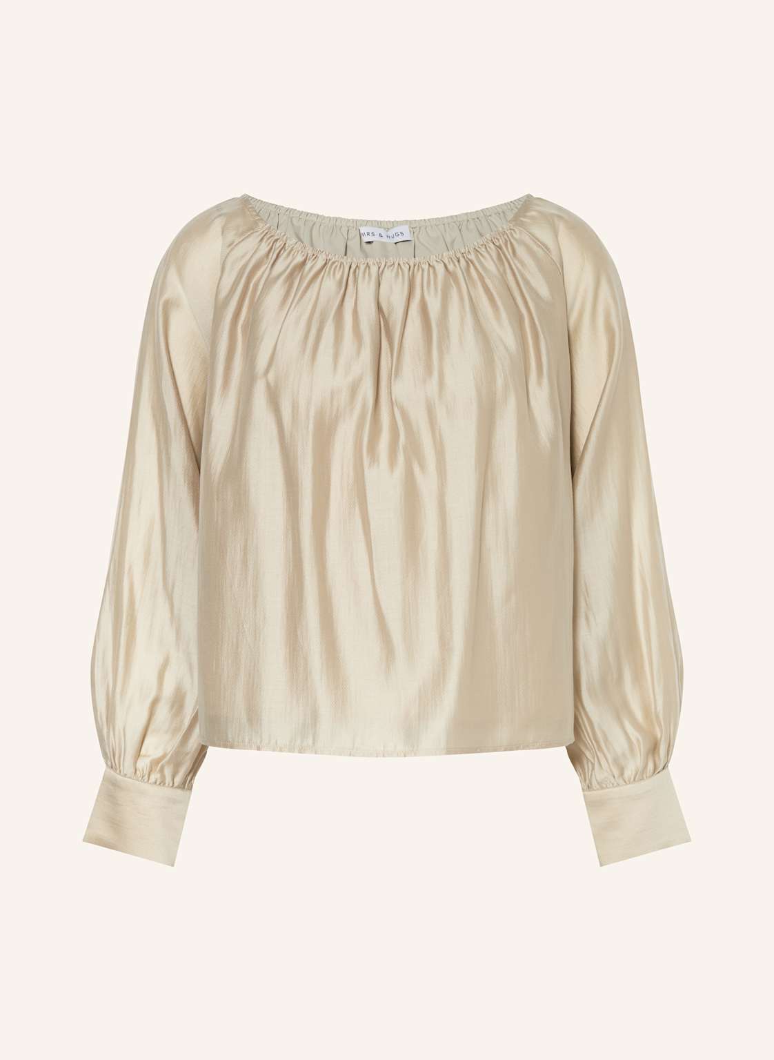 Mrs & Hugs Blusenshirt beige Mrs & Hugs Blusenshirt beige von Mrs & HUGS