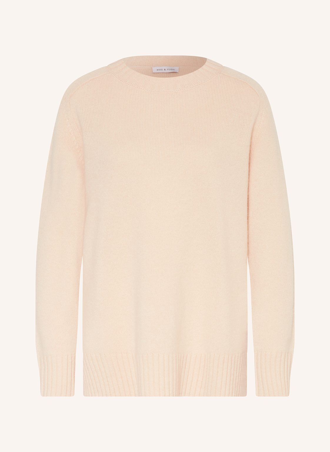 Mrs & Hugs Cashmere-Pullover beige von Mrs & HUGS