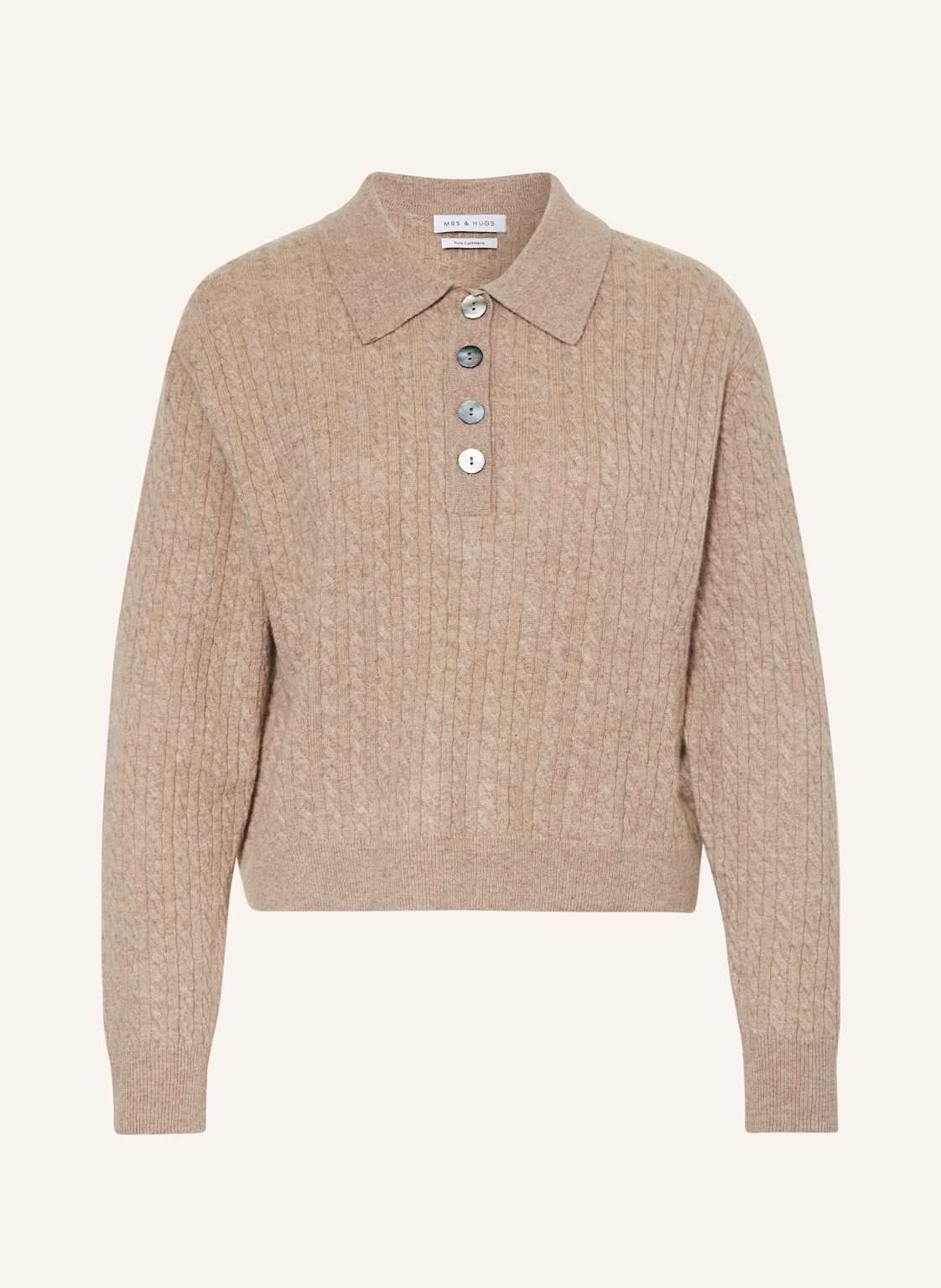 Mrs & Hugs Cashmere-Pullover beige Mrs & Hugs Cashmere-Pullover beige von Mrs & HUGS